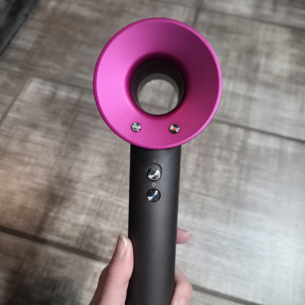 Dyson Pink and Gray Hair Dryer